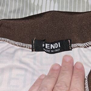 Fendi Collared Shirt dress